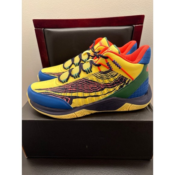And1 Other - Men's Multicolor Athletic Sneakers - Yellow/Blue/Green